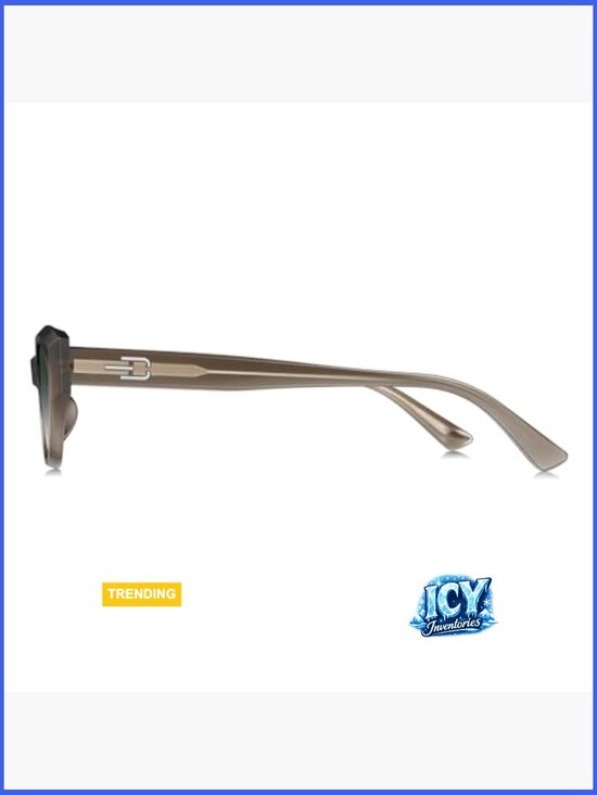 Cat Eye Polarized Sunglasses UV Protection Acetate Retro Narrow main image 6
